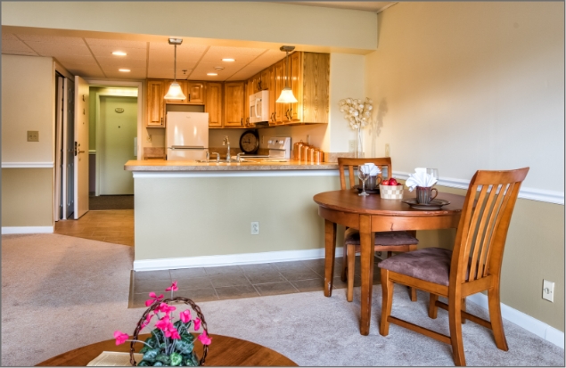 Cadbury assisted living and Memory Care kitchen