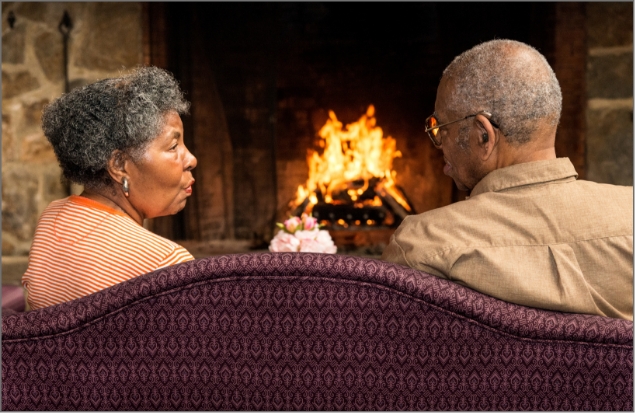 Cadbury home seniors fireplace