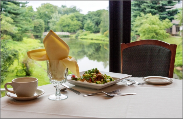 Cadbury salad meal view